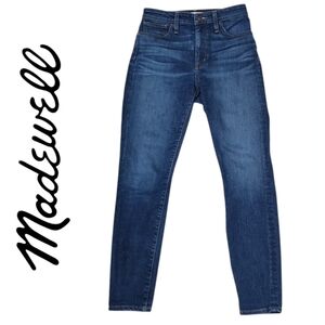Madewell Curvy High Rise Skinny Dark Wash Stretch Jeans Size 27